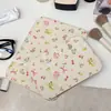 Espelho Dobrável Pequeno Floral Vintage Estilo Ins Dormitório de Estudante Espelho de Maquiagem para Casa Espelho de Mesa para Maquiagem Espelho Portátil