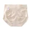 Ropa interior antibacteriana de algas marinas 10A para mujer, de cintura media, color liso, transpirable, sin costuras, control de abdomen, realce de glúteos, cómoda y amigable con la piel