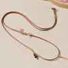 Cordón para Colgante de Alta Calidad Tejido a Mano Cordón de Cuerda de Terciopelo Hecho a Mano Antiroturas Antidecoloración Versátil Tacto de Alta Gama Ajustable