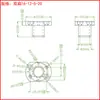 Bucha de Degrau com Flange Tipo T de Aço Inoxidável Jbhm, com Flange, Manga Resistente ao Desgaste, Manga Guia, Manga Espaçadora
