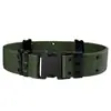 Cinturón Táctico Exterior de Nylon Transfronterizo Deportes al Aire Libre Estudiante Cinturón de Entrenamiento Militar Velcro Lona de Polipropileno Hebilla Cinturón