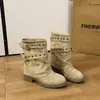 Botines de diseño único estilo Western, nueva colección otoño/invierno 2026, con tacón grueso, suela antideslizante, plantilla suave y un estilo retro de bota de motociclista que hace que tus pies se vean más pequeños