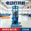Máquina Elétrica Doméstica de Perfuração de Poços com Rodas, Sondador Hidráulico Elétrico de Poço de Água de Duas Fases, Equipamento Pequeno de Perfuração de Poços 60Hz