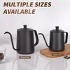 Bule de Café de Aço Inoxidável 304 para Preparo Manual, Bico Longo, Cafeteira Moka, Utensílio de Café 600ml Atacado