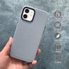 Funda magnética para iPhone14ProMax con patrón de lichi de tres bordes, funda protectora de cuero de alta gama resistente a caídas para Apple 13