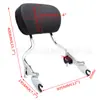 Peças de Modificação de Motocicleta Adequadas para Encosto Harley, Encosto Traseiro Removível Modificado, Bagageiro Traseiro