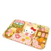 Em Estoque Japonês e Coreano Estilo Menina Fofa Hello Kitty Doméstico Fácil de Limpar Absorvente Tapete de Banheiro Resistente ao Desgaste Tapete de Terra de Diatomáceas