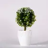 Plantas Verdes Simuladas en Maceta, Venta al por Mayor para Comercio Electrónico, Venta Directa de Fabricantes, Bolas de Césped Artificial de Plástico Más Vendidas, Bolas Redondas, Muebles y Decoraciones para el Hogar