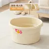 Tina para Pediluvio Casera Profundizada con Aislamiento para Adultos y Niños Masajeador de Pies Portátil Plegable Cubo para Pediluvio