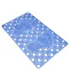 Tapete de Chão de Silicone Massagem Antiderrapante Banheiro Box de Banho Banho PVC Formato Irregular Ventosa Tapete para Pés