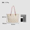 Bolso de Hombro Tote Estampado para Mujer GDCK Albaricoque PU Gran Capacidad Bolso de Mano para el Trabajo