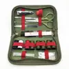 Bolsa de costura para soldado único Nova Caixa de costura verde militar Bolsa de costura portátil Bolsa de costura de camuflagem para soldado único ao ar livre Terno