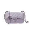 Bolso de cadena acolchado CF estilo Chanel, bolso clásico para el hombro, bolso nuevo para mujer, bolso de hombro versátil y moderno, bolso cruzado de moda