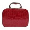 Exquisita bolsa de cosméticos portátil con espejo, bolsa de cosméticos de almacenamiento clasificado, bolsa de costura, bolsa de cosméticos multicolor, bolsa de costura