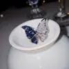 Anillo Súper Hada Mariposa Tridimensional Abierto Ajustable para Mujer, Anillo Minimalista de Moda de Lujo Ligero Nicho de Gama Alta para Dedo Índice