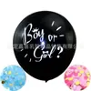 Globos para Revelación de Género de 36 pulgadas Transfronterizos Niño o Niña Niño Niña Globos de Decoración para Fiesta de Revelación de Bebé
