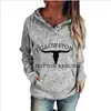 Sudadera con capucha y cuello redondo impresa en 3D de la serie de TV estadounidense Yellowstone 2024 para mujer