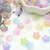 Atacado 10mm Estéreo Vidro Flor de Cerejeira Flores Esmaltadas DIY Artesanal Grampo de Cabelo Antigo Acessórios para Penteado