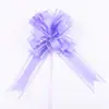 Transfronteiriço 50 # Tecido transparente elegante flores de bola tridimensionais, presentes de feriado, embalagem de flores, decoração de carro de casamento, flores estendidas amarradas à mão