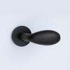 Fechadura de maçaneta silenciosa, simples, leve, luxuosa, bola de golfe, maçaneta de porta de madeira interna, fechadura oval para porta de quarto, atacado