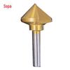 Supu 40MM/30MM/25MM90 graus 1 lâmina de aço inoxidável superduro banhado a titânio Vendas especiais no atacado Faca de chanfrar
