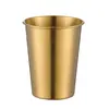 Estilo industrial ins aço inoxidável copo 304 curling copo de cerveja logo xícara de café copo prático copo de bebida fria de camada única
