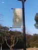 Bandera para Poste de Luz, Soporte de Bandera para Poste de Luz en Carretera, Bandera Publicitaria para Poste de Luz, Soporte de Bandera para Comunidad Vial, Arte en Hierro, Envío Gratis