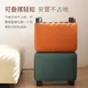 Taburete Pequeño de Madera Maciza para Uso Doméstico, Taburete Bajo para Cambiarse los Zapatos en la Entrada, Taburete de Mesa de Café, Taburete de Sofá, Taburete para Sentarse de Niños, Silla Pequeña para Sala de Estar