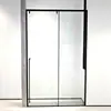 Mampara de Ducha de Acero Inoxidable Engrosada, Puerta Corredera Silenciosa, Divisor de Baño de Cristal Fabricante Mayorista