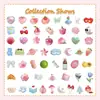 54 piezas de pegatinas planas estilo ins con efecto 3D de dopamina para diario DIY, guka y decoración de equipaje, venta al por mayor transfronteriza