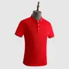 Camisa polo de seda gelada de alta elasticidade com gola, feita sob medida para homens, vestuário de equipe corporativa, roupa de trabalho de manga curta para negócios, uniforme de fábrica com toque fresco