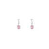 2026 Novos Brincos Coração Rosa com Diamantes, Estilo Doce e Cool, Design Único, Brincos de Luxo Leve para o Trabalho e Encontros, Acessórios de Orelha Versáteis