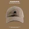 Sombrero Sombrilla Verano Mujer Nuevo Japonés Color Sólido Desgastado Bordado Lateral Letra S Gorra de Béisbol Combinación Perfecta