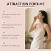 Fragrância de Charme Natural Feminino, Fragrância Suave, Natural e Fresca, Perfume de Nicho Portátil para o Dia a Dia