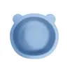Vajilla Infantil Bol de Silicona para Comida Complementaria, Bol con Forma de Oso, Bol Especial con Ventosa para Arroz para Bebés, Resistente a Altas Temperaturas, Resistente a Caídas, Grado Alimenticio