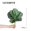 Plantas Verdes de Simulación Planta de Helecho Mampara de Pared Paisajismo Flores y Césped Artificial Decoración de Arreglo Floral Flor Césped Verde Tallo Único Flor de Plástico Tejido
