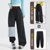 Pantalones de trabajo para mujer de forro polar para senderismo, modelo nuevo 2026 para primavera y otoño, a prueba de viento con forro interior desmontable, pantalones cálidos para deportes de montaña