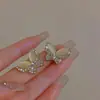 Brincos Borboleta Olho de Gato Elegantes Super Fada Agulha de Prata 925 Novidades Explosivas 2024 Tarraxas de Orelha Personalidade de Nicho Brincos Exagerados
