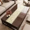 Nuevo mantel individual para mesa de centro estilo chino, impermeable y resistente al aceite, con un toque de lujo ligero y alta gama, hecho de vidrio suave transparente, modelo nuevo para mesa de centro de sala de estar