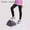 Leggings para niñas de la marca Balabala, pantalones largos para niños talla mediana y grande, nuevo estilo otoño 2026, pantalones para niños cómodos y amigables con la piel