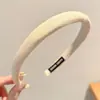Diadema de Borde Ancho para Otoño e Invierno Estilo Coreano para Mujer Diadema Alta para la Parte Superior de la Cabeza Hace que la Cara Parezca Más Pequeña Sensación de Alta Calidad Pinza para el Cabello Accesorios para el Cabello Antideslizante Pinza para el Cabello Goma para el Cabello