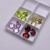 Piedras Sueltas de Circonita Cúbica de Colores en Verde Manzana, Amarillo Ganso, Rosa Claro y Granate Piedras Preciosas Accesorios de Joyería al por Mayor