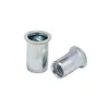 Acero al carbono galvanizado tuerca remache grande avellanada raya vertical tuerca remache de tracción tuerca remache de tracción avellanada M4-M12
