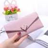 Billetera de Nuevo Estilo para Estudiantes de Secundaria Bolso de Mano Largo Estilo Coreano Billetera de Estilo Fresco Portatarjetas Múltiples Billetera de Monedas Dulce