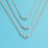 Accesorios Dongguan Acero Inoxidable Horno Galvanizado Oro 18K Cadena Twist Hip-Hop para Mujer Versátil Cadena Clavicular Joyería Moda