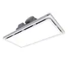 Ventilador de Techo Integrado con Iluminación, Ventilador de Extracción Dos en Uno para Cocina y Baño con Luz LED, Ventilador de Extracción Silencioso