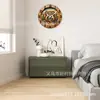 Reloj de Pared de Madera Más Vendido Transfronterizo, Estilo Industrial Retro, Reloj Decorativo, Reloj Silencioso Creativo Personalizado para Sala de Estar y Dormitorio