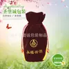 Bolsa Vermelha Veludo Festiva com Cordão Bolsa de Presente para Garrafas de Baijiu Embalagem de Vinho Bolsa com Cordão Impressão Personalizável