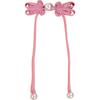 Botón Cheongsam Borla Orejas de Conejo Cola Larga Botón Chino Tejido a Mano Traje Tang Hanfu Accesorios Decorativos