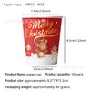 Vajilla desechable para fiestas navideñas transfronterizas, platos de papel, vasos de papel, toallas de papel, banderas, cuchillos, artículos decorativos